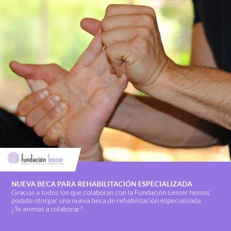 Nueva beca para rehabilitación especializada